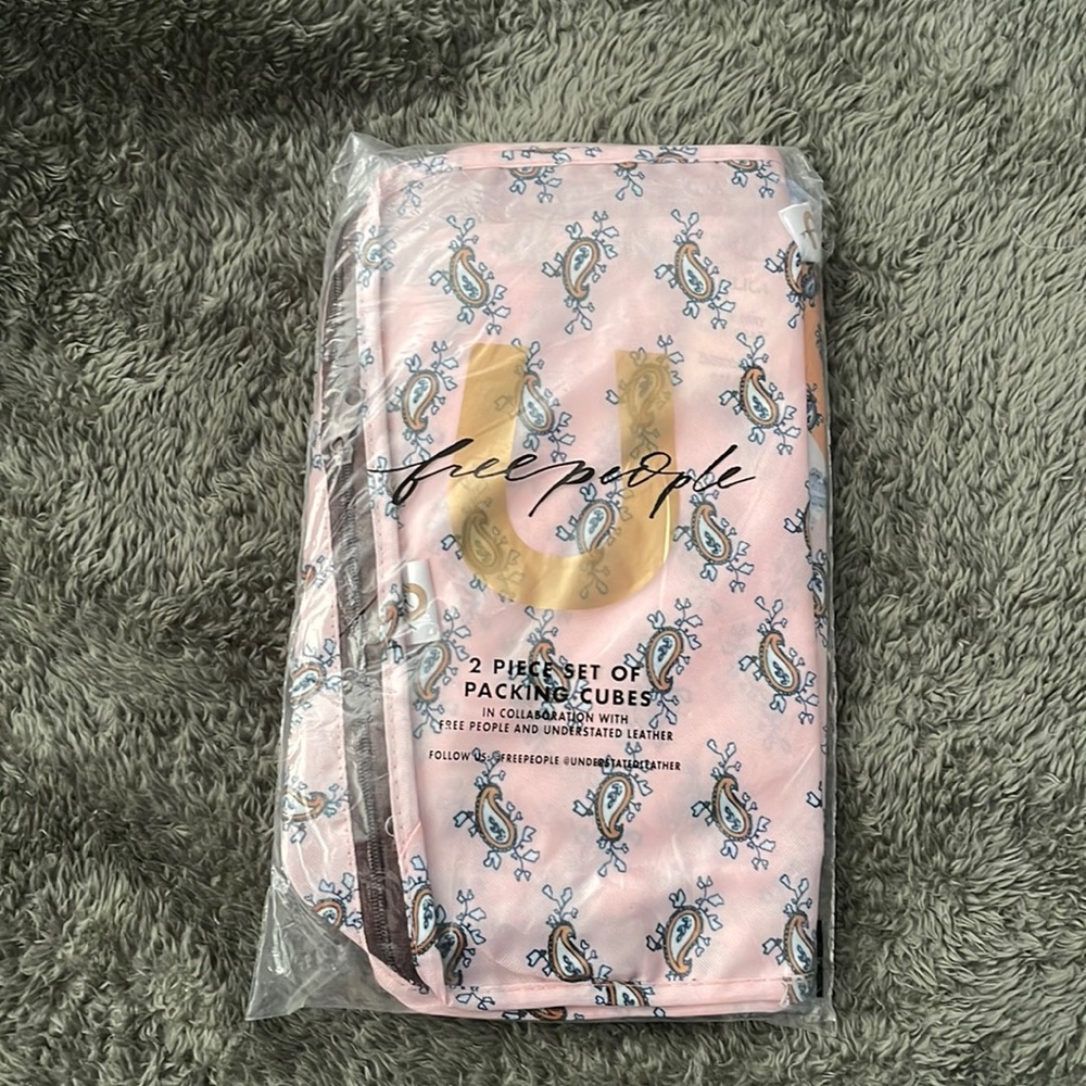 Brand New Free People x Understated Leather Packing Cubes